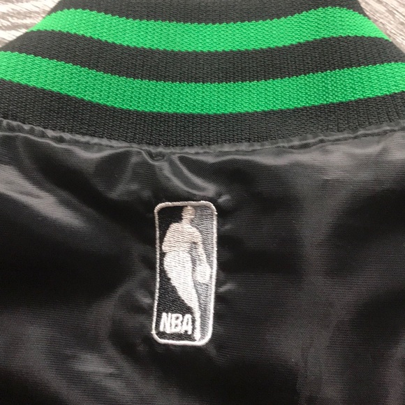 (VTG) Men’s M Majestic BOS Celtics Satin Jacket - Picture 6 of 8